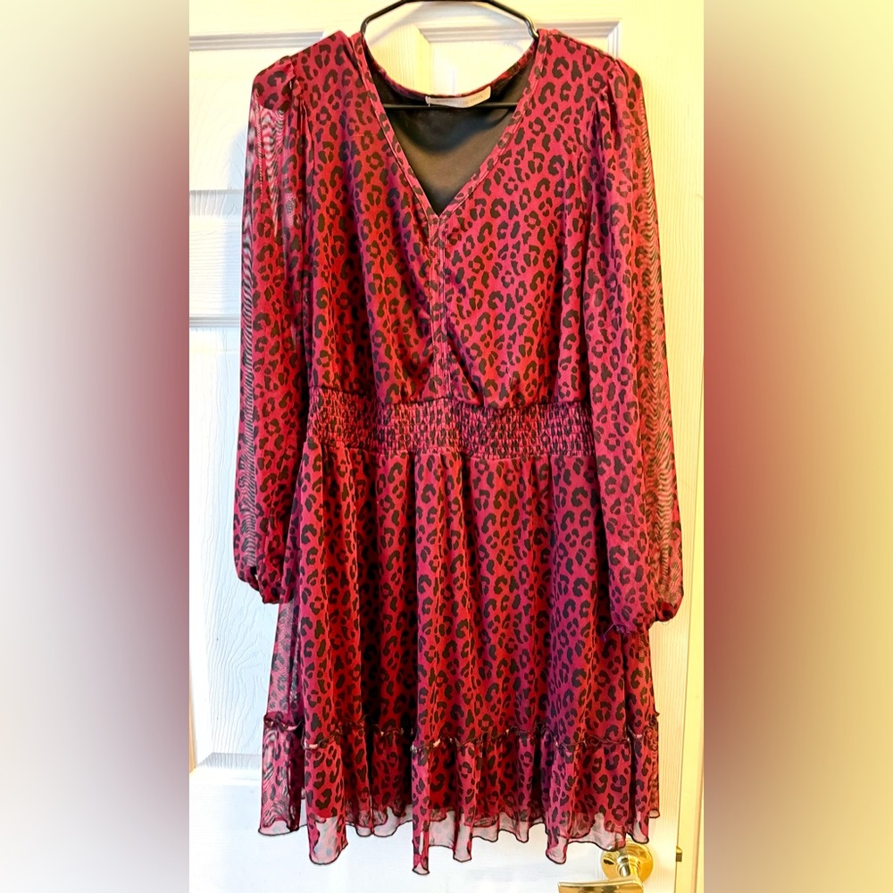 Madison + Hudson cheetah print dress